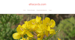 Desktop Screenshot of elliecards.com